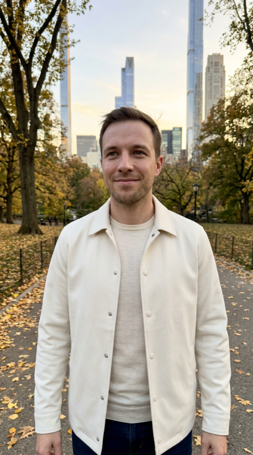 AI-generated outdoor photo for Tinder profile