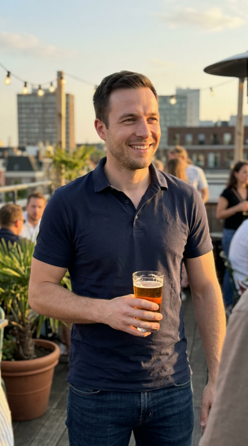 AI-generated lifestyle photo for Bumble profile
